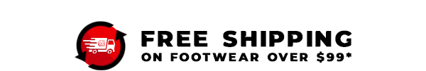 Free shipping on footwear over $99*