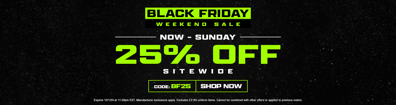 Black Friday 25% Off